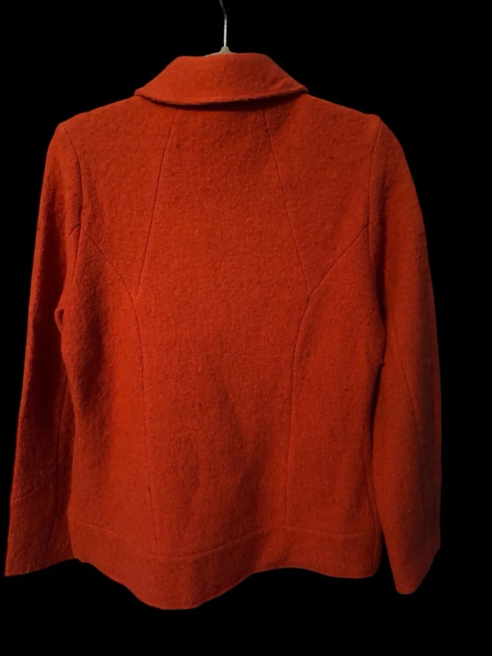 For Cynthia Vibrant Orange Tailored Blazer - Picture 2 of 6